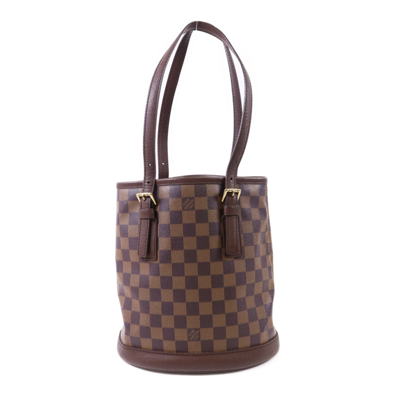 LOUIS VUITTON Damier Marais金扣肩背袋-1