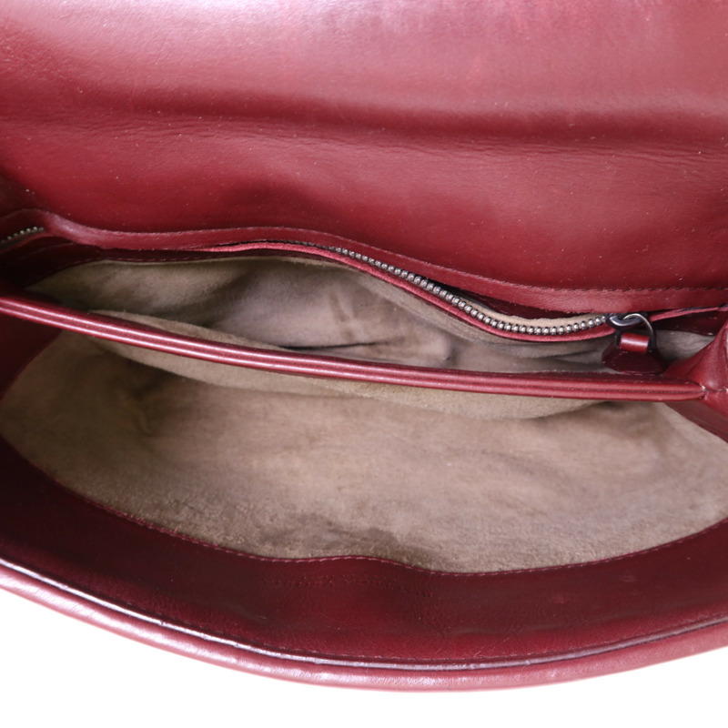 BOTTEGA VENETA 織紋皮革Shoulder Bag鏈帶肩背袋-5