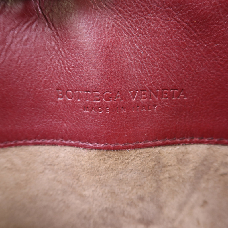 BOTTEGA VENETA 織紋皮革Shoulder Bag鏈帶肩背袋-6