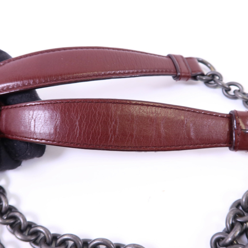 BOTTEGA VENETA 織紋皮革Shoulder Bag鏈帶肩背袋-21