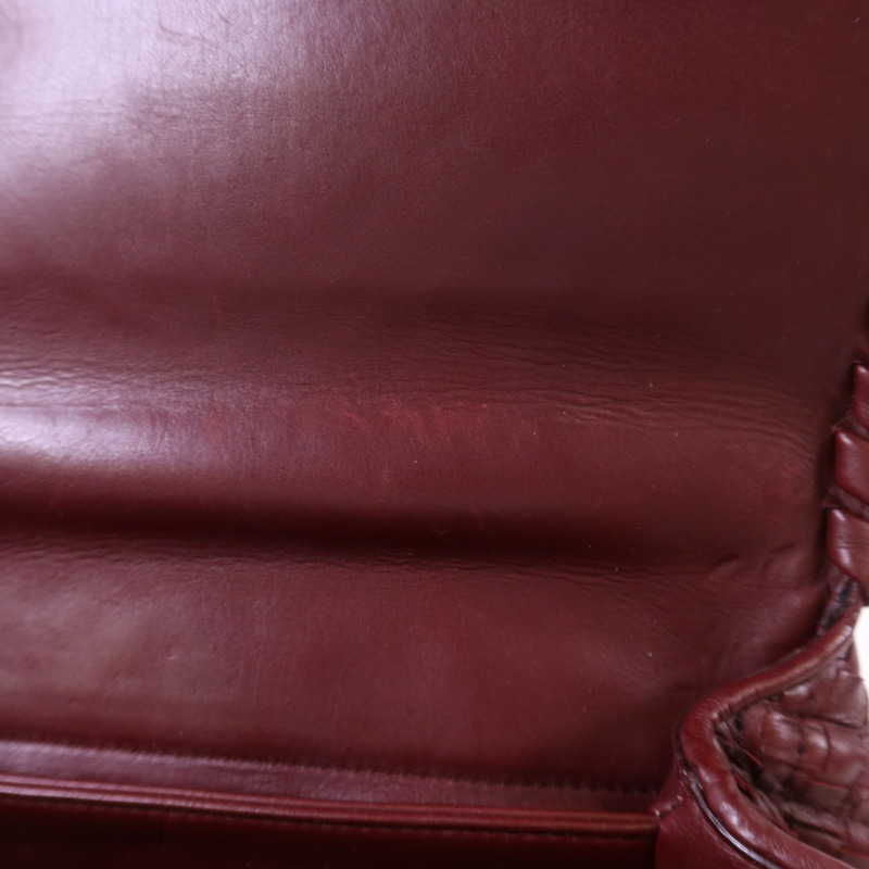 BOTTEGA VENETA 織紋皮革Shoulder Bag鏈帶肩背袋-23