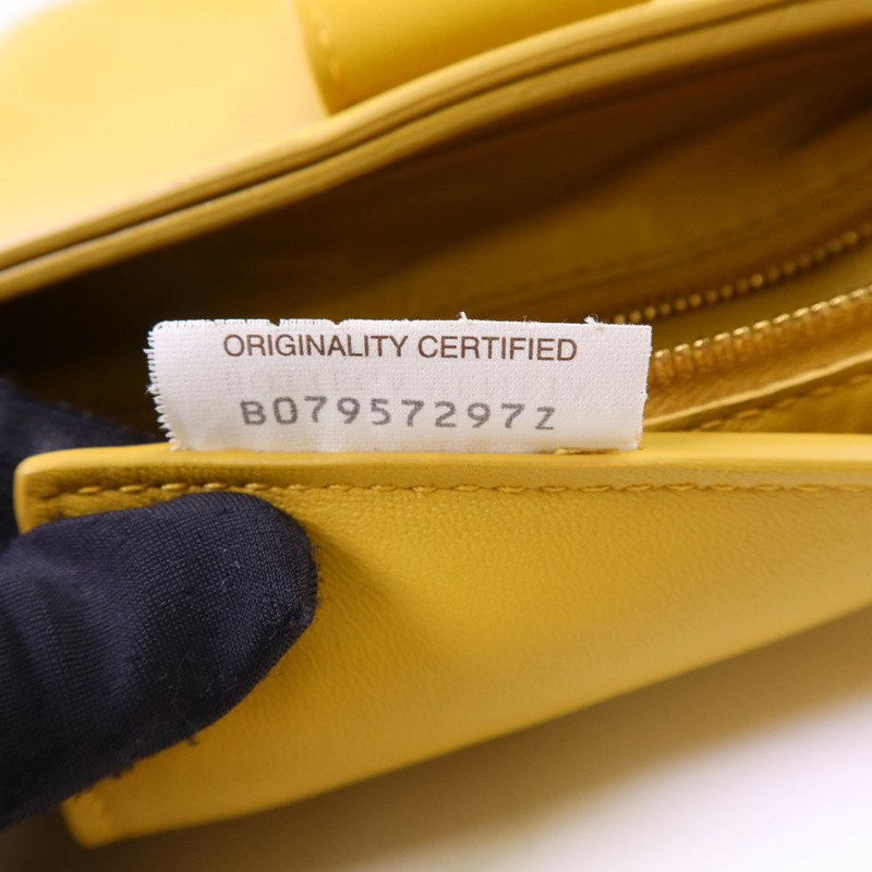 BOTTEGA VENETA 皮革Marie金扣肩背袋-8