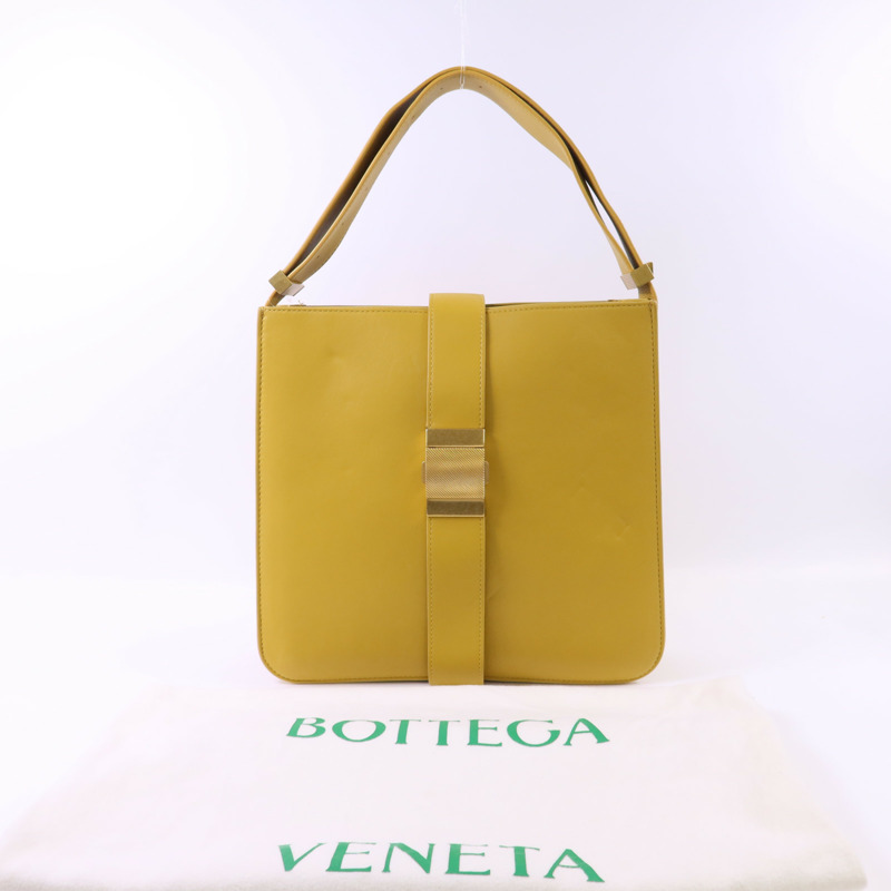 BOTTEGA VENETA 皮革Marie金扣肩背袋-19