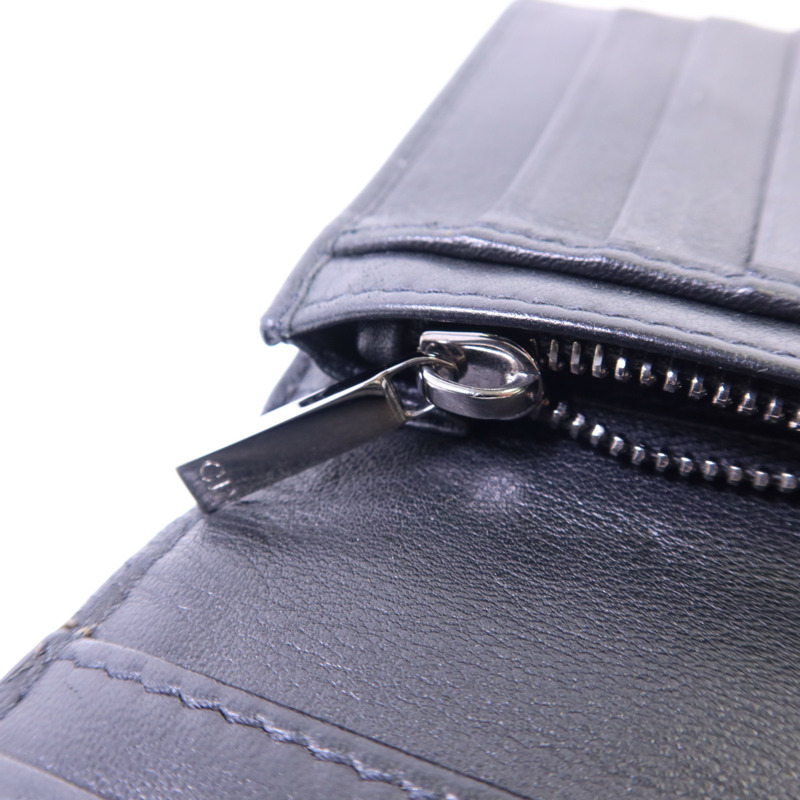 Dior 帆布Long Bifold Wallet銀扣長錢包-9