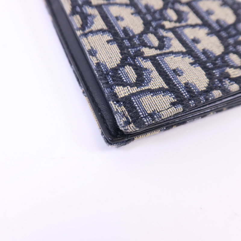 Dior 帆布Long Bifold Wallet銀扣長錢包-14