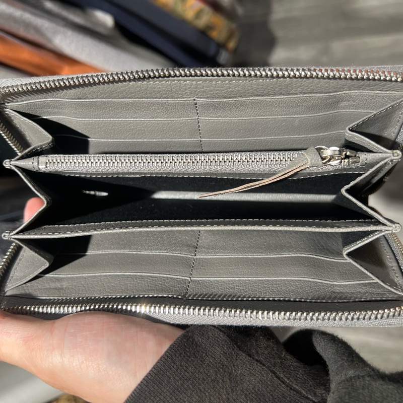 巴黎世家 機車長夾-9