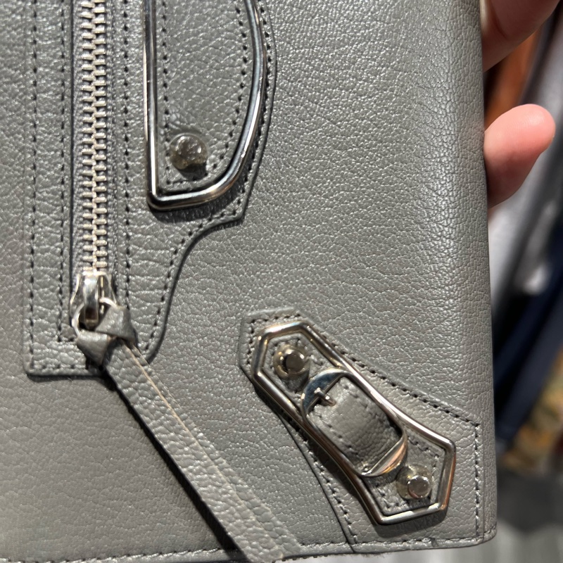 巴黎世家 機車長夾-10