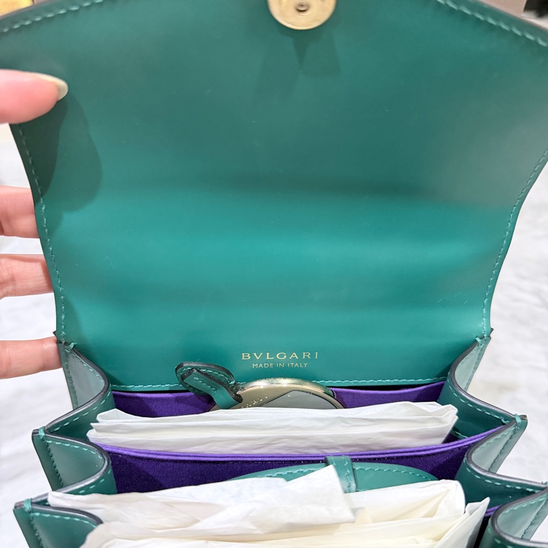 寶格麗的經典肩背/手拿包9成新-10