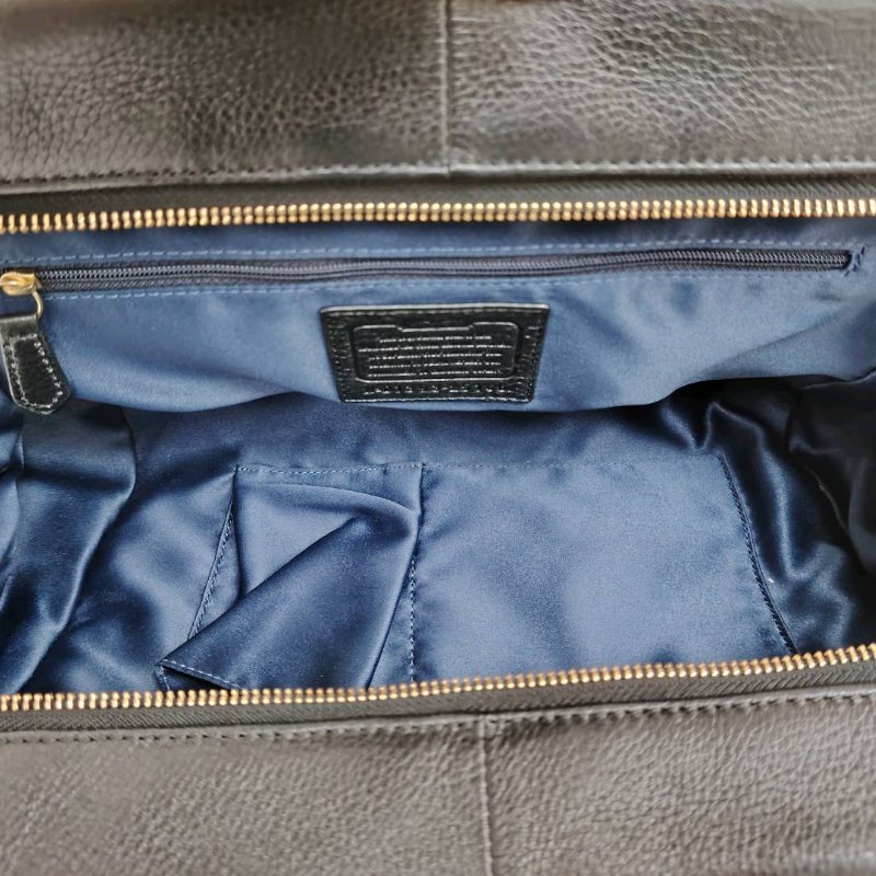 Coach 蔻馳 Madison系列 黑色真皮單肩包-7