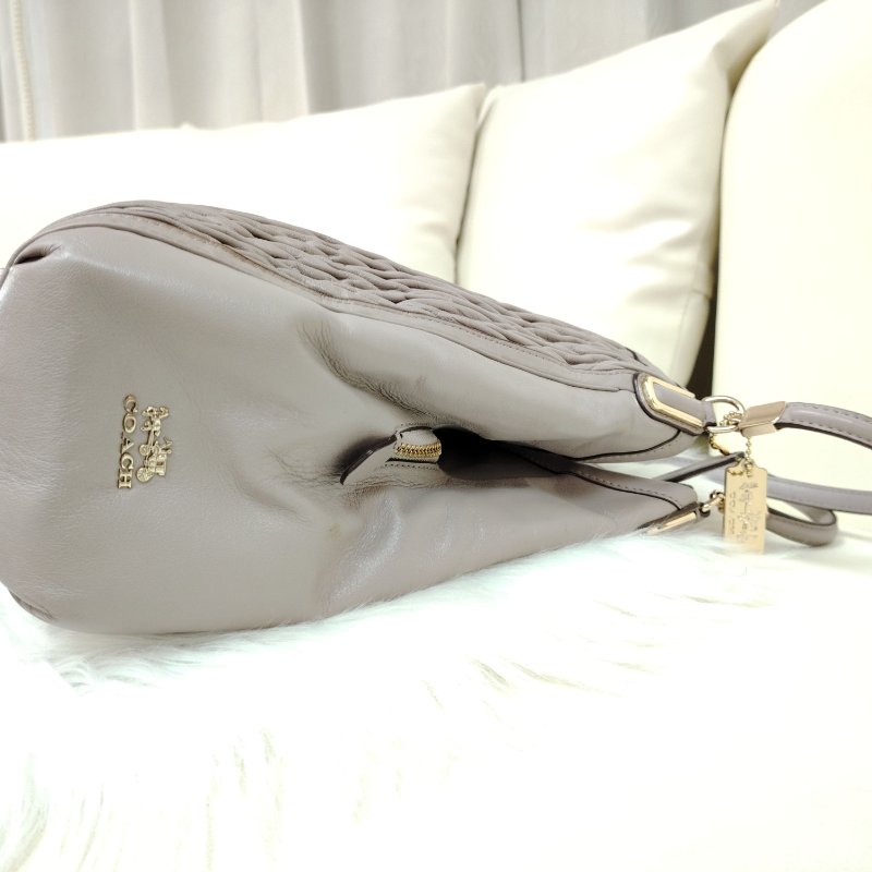 Coach 蔻馳 MADISON 真皮褶皺手袋-1