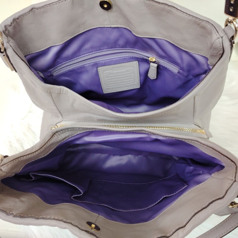 Coach 蔻馳 MADISON 真皮褶皺手袋-3