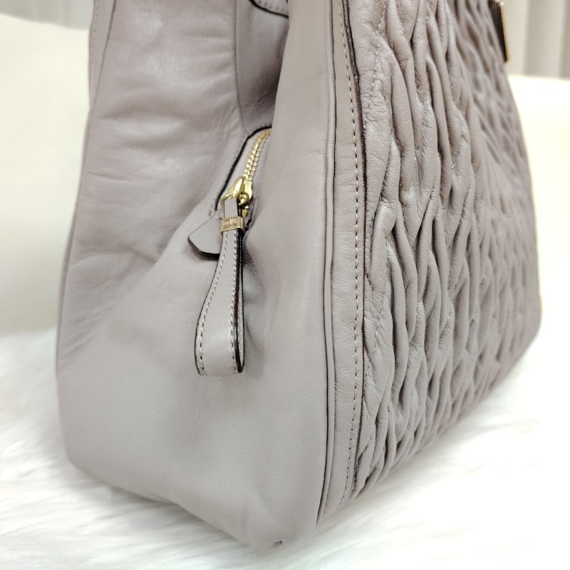 Coach 蔻馳 MADISON 真皮褶皺手袋-6