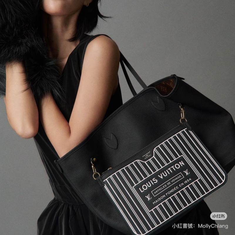 莉亞精品♡LV M11946 NEVERFULL 雙面 黑 二手-1