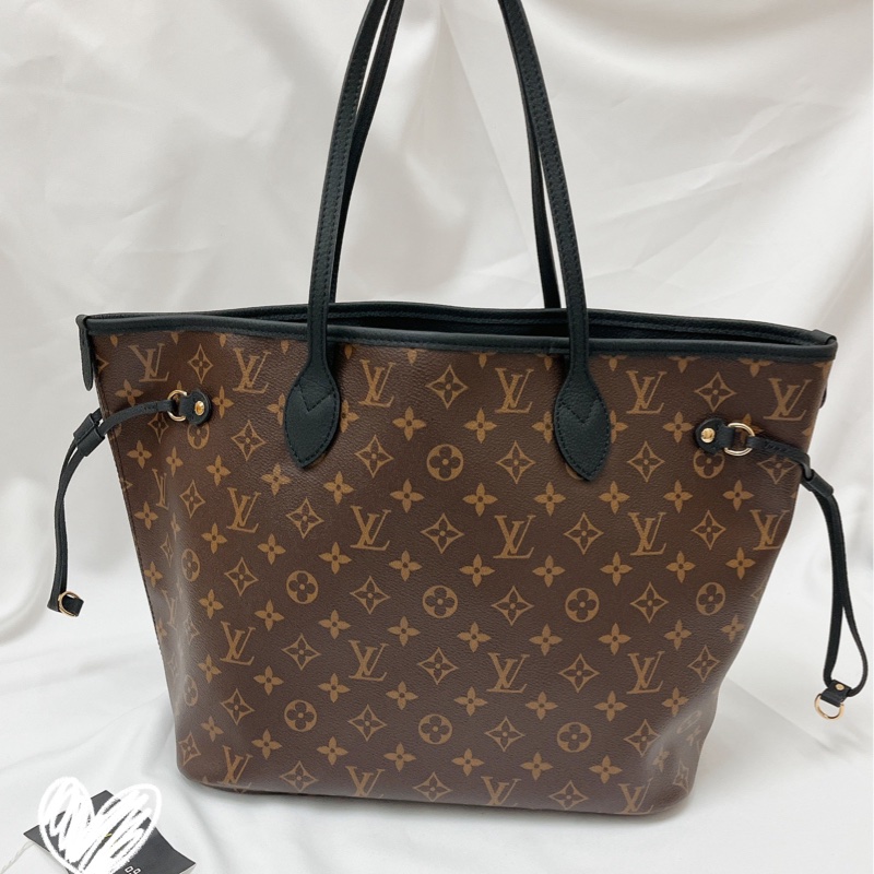 莉亞精品♡LV M11946 NEVERFULL 雙面 黑 二手-4