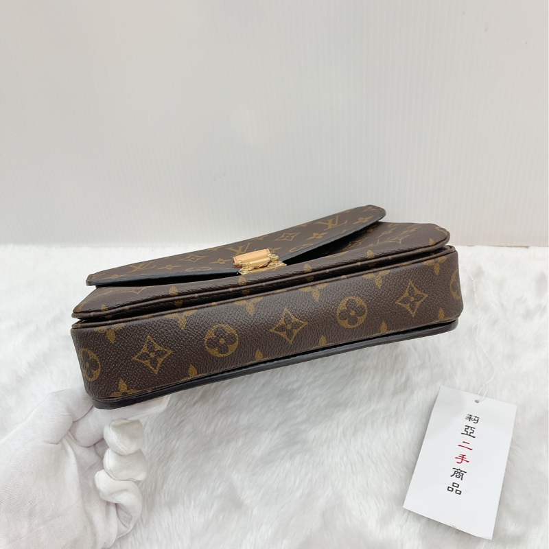 莉亞精品♡LV M44875 老花郵差包 二手-7