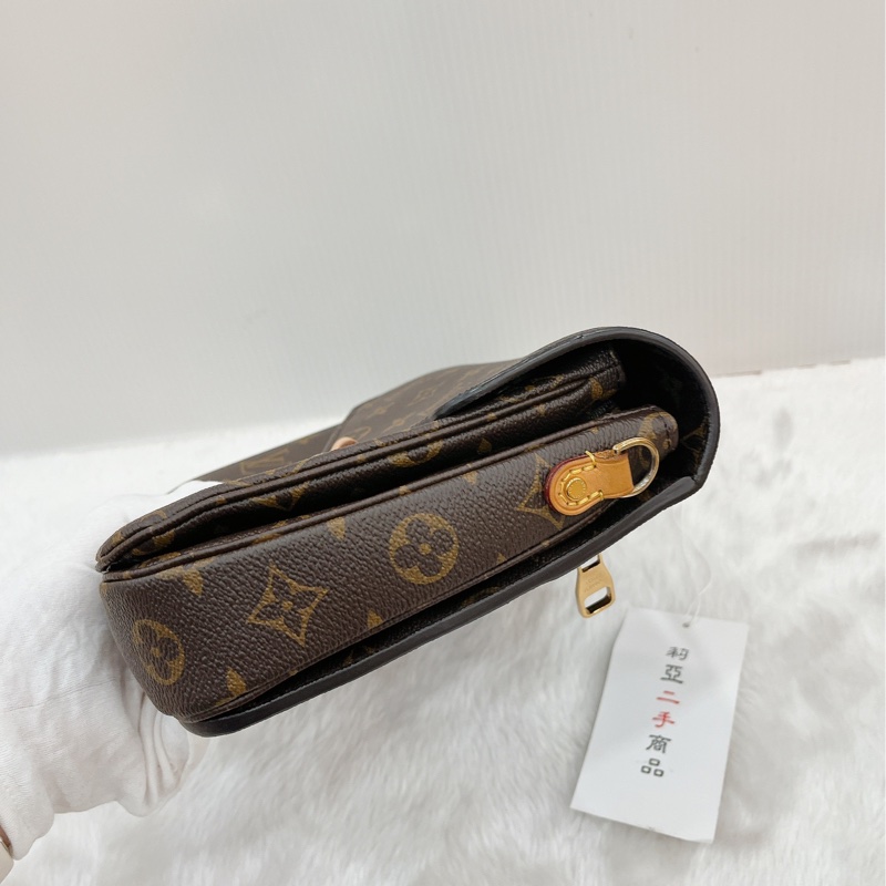 莉亞精品♡LV M44875 老花郵差包 二手-8