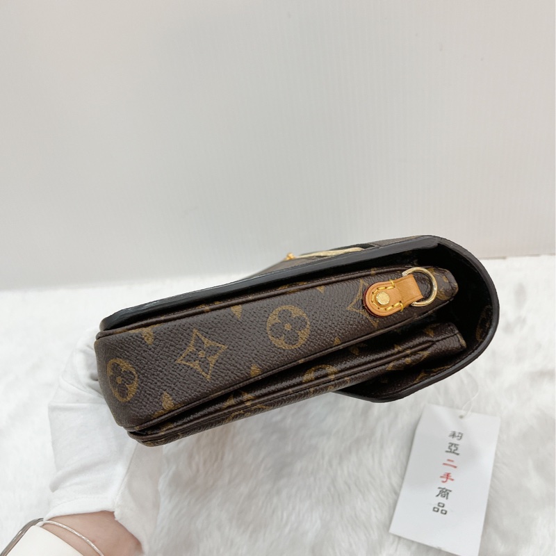 莉亞精品♡LV M44875 老花郵差包 二手-9