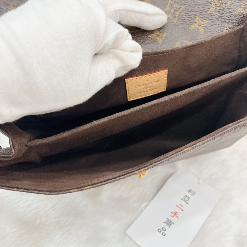 莉亞精品♡LV M44875 老花郵差包 二手-18