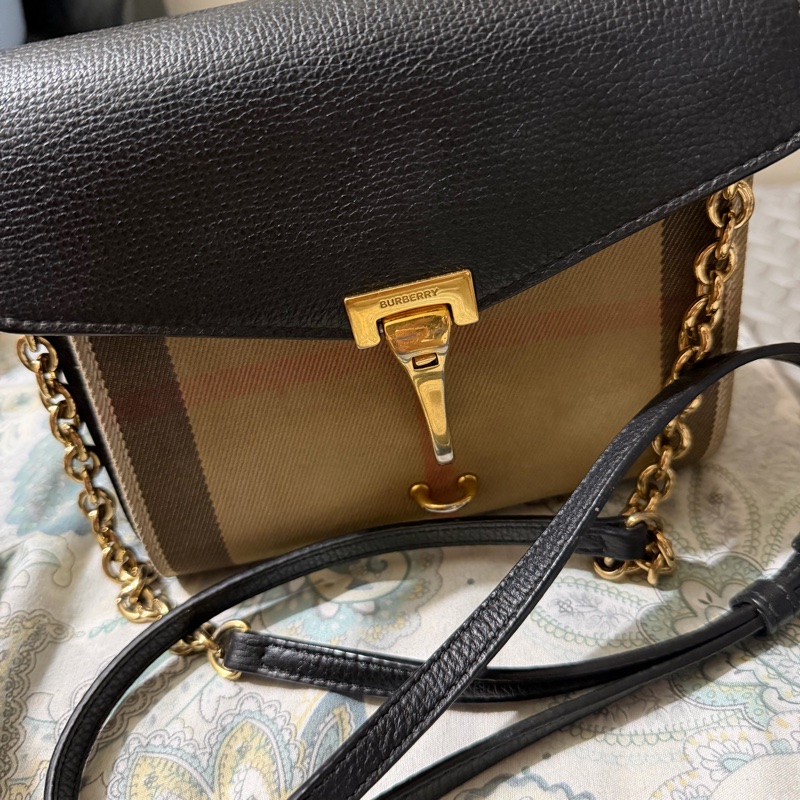 Burberry 巴寶莉 鏈條斜背包-4