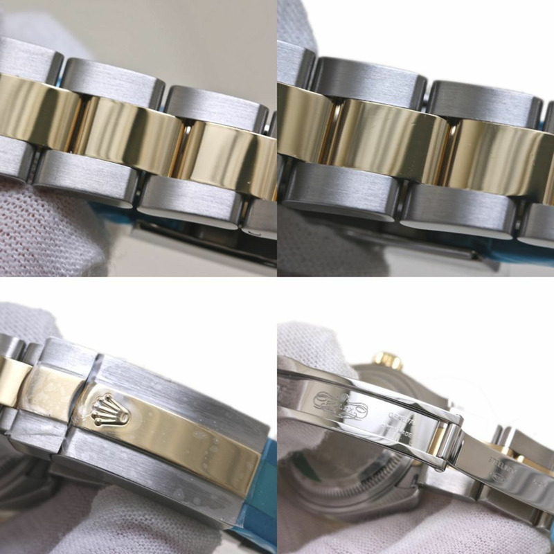 Rolex Datejust 28 鑲10顆鑽石，279173G，女士腕錶，18K黃金和不鏽鋼材質，40209-6