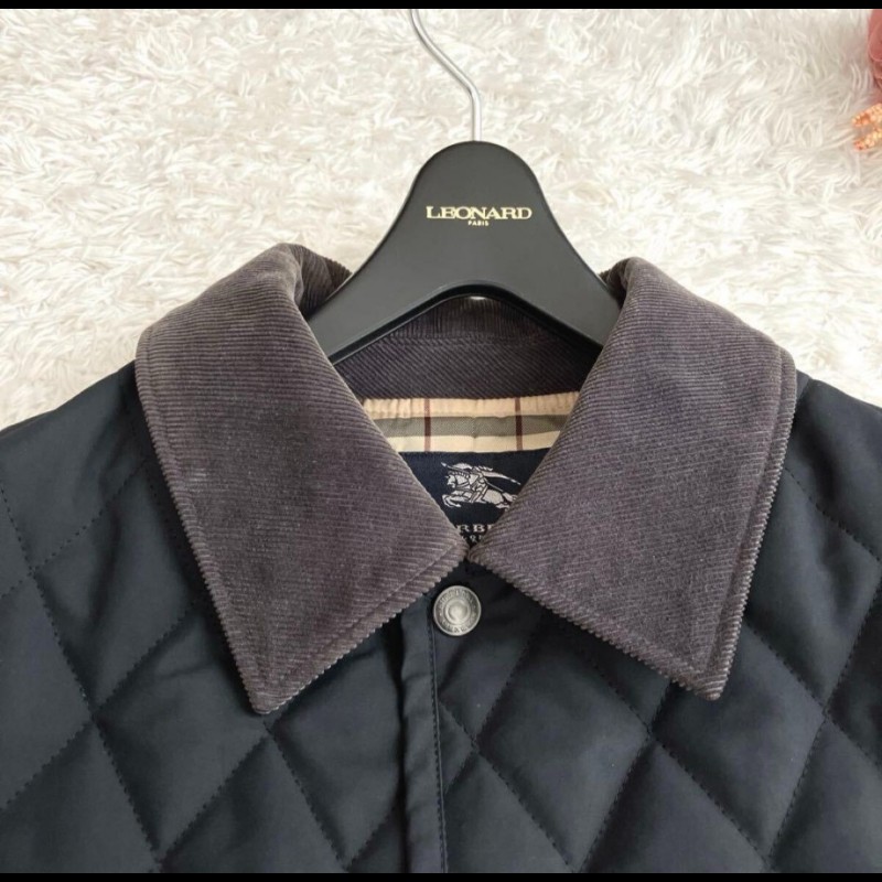 M碼／日本二手精品／BURBERRY／時尚女神絎縫外套-2