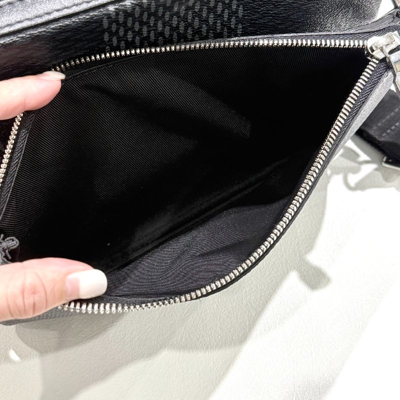 Louis Vuitton - 黑灰色棋盤格三合一郵差包-3