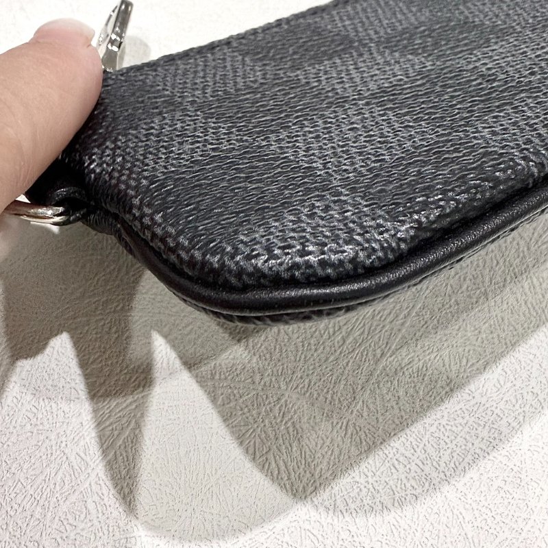 Louis Vuitton - 黑灰色棋盤格三合一郵差包-6