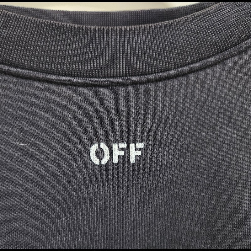 Off-White 荊棘玫瑰花長袖大學T-2