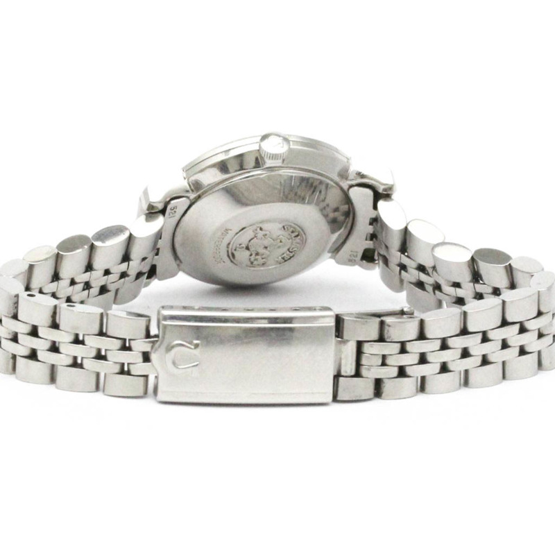 歐米茄海馬系列碟飛系列精鋼自動女士腕錶 166.016 復古款-4