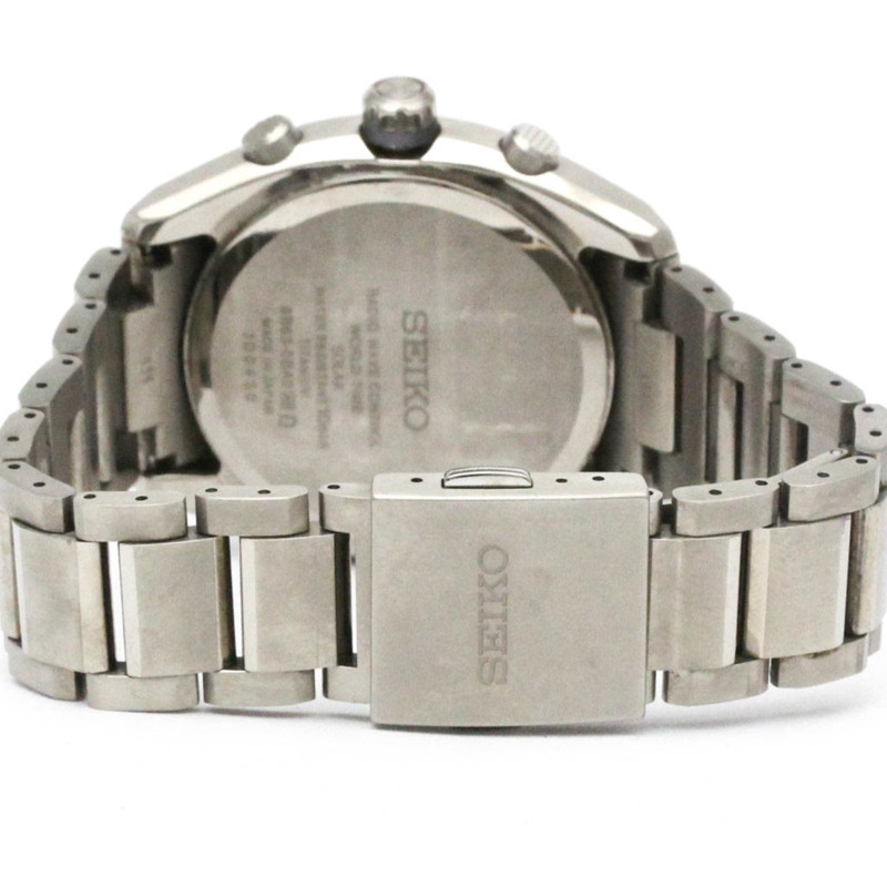 精工 Astron 鈦金屬太陽能無線電波男士手錶 SBXY009(8B63-0BA0)-4