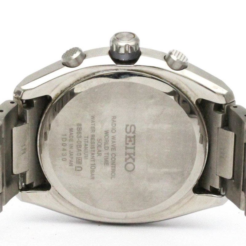 精工 Astron 鈦金屬太陽能無線電波男士手錶 SBXY009(8B63-0BA0)-6