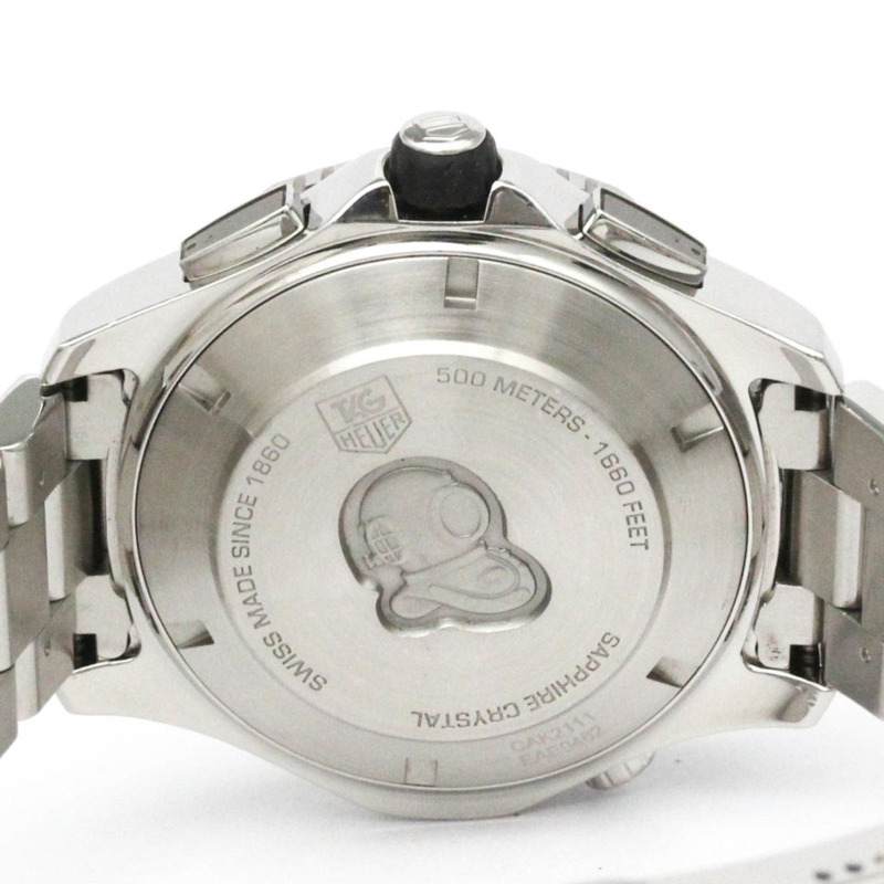 TAG HEUER 豪雅競潛系列500公尺計時碼錶，精鋼自動上鍊，型號CAK2111，拋光款-5