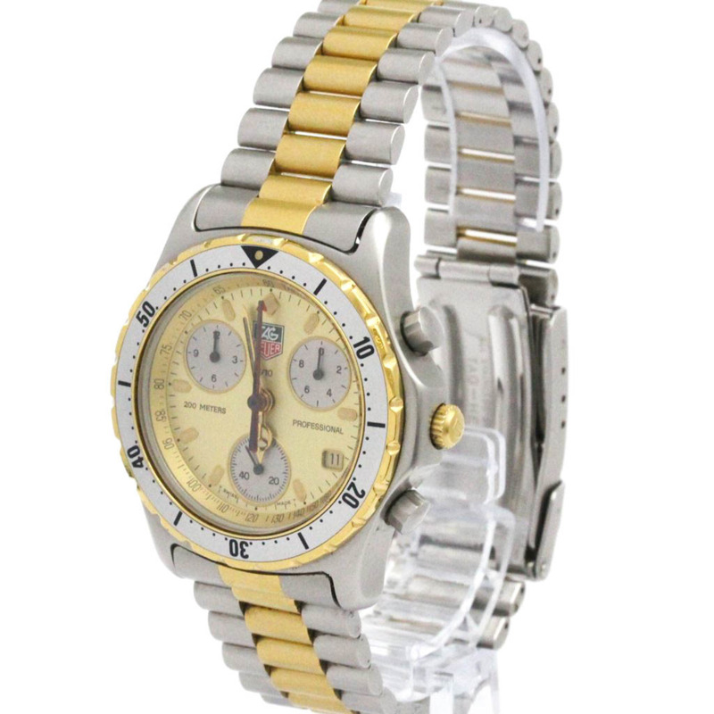 TAG HEUER 2000 專業計時碼錶鍍金鋼錶 CE1121-1