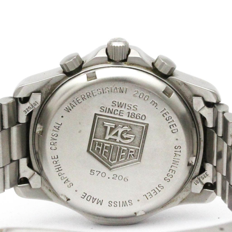 TAG HEUER 專業計時碼錶 精鋼石英男士腕錶 570.206-5