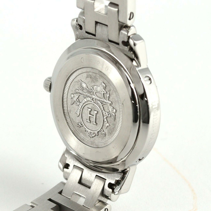 愛馬仕 Clipper CL4.210 不鏽鋼石英錶-5