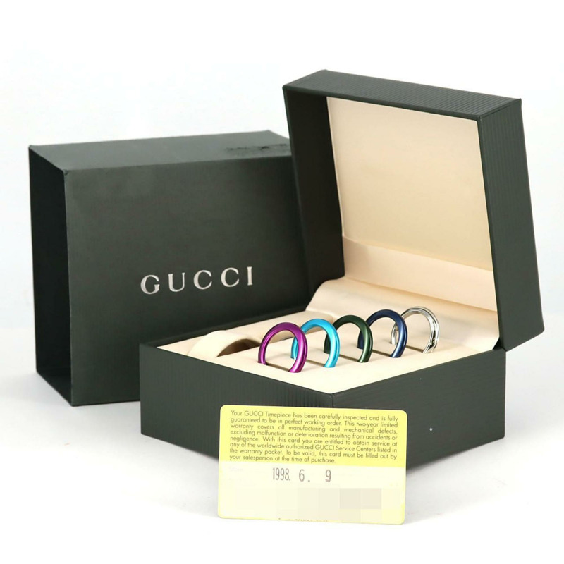 Gucci Changing 11/12.2 不鏽鋼石英錶-8