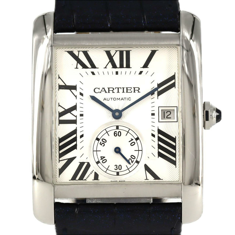 卡地亞 Tank MC LM W5330003 不鏽鋼自動腕錶-0