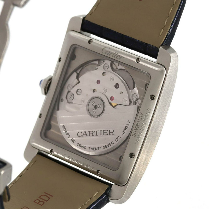 卡地亞 Tank MC LM W5330003 不鏽鋼自動腕錶-4