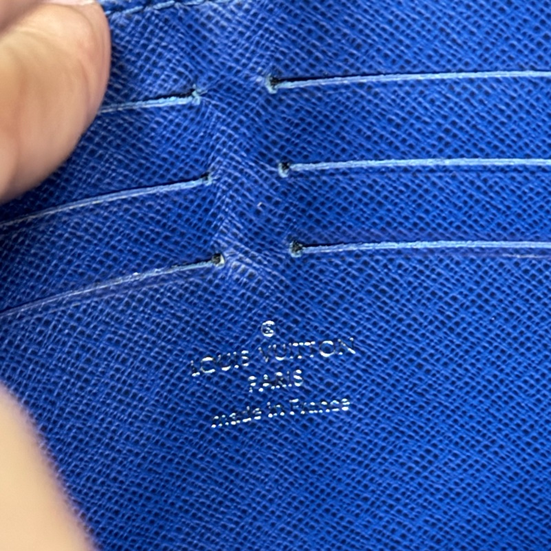 Lv海洋藍老花手拿包 （M30423）-8