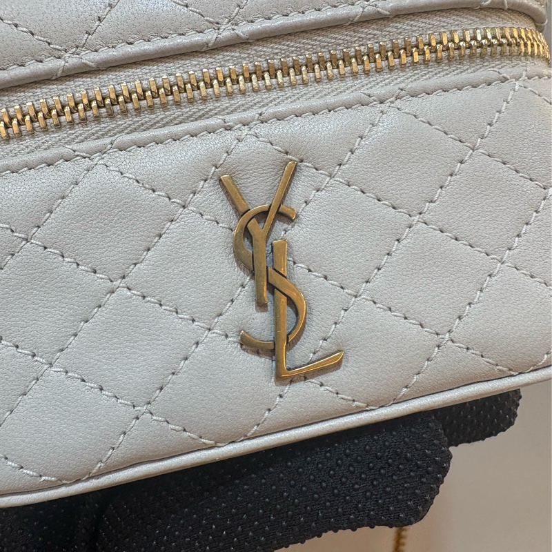 ysl 奶昔白 迷你口紅💄包-1