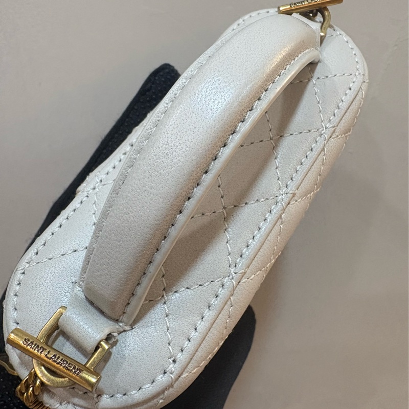 ysl 奶昔白 迷你口紅💄包-2