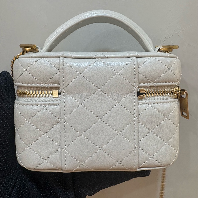 ysl 奶昔白 迷你口紅💄包-3