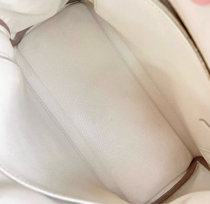 愛馬仕hermes kelly 25奶昔白金扣togo皮 Y刻 99閒置新～-11