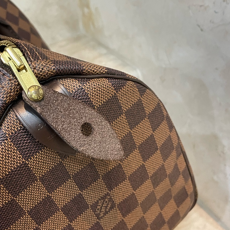 LV speedy 30 棋盤格  波士頓包 手提包-6