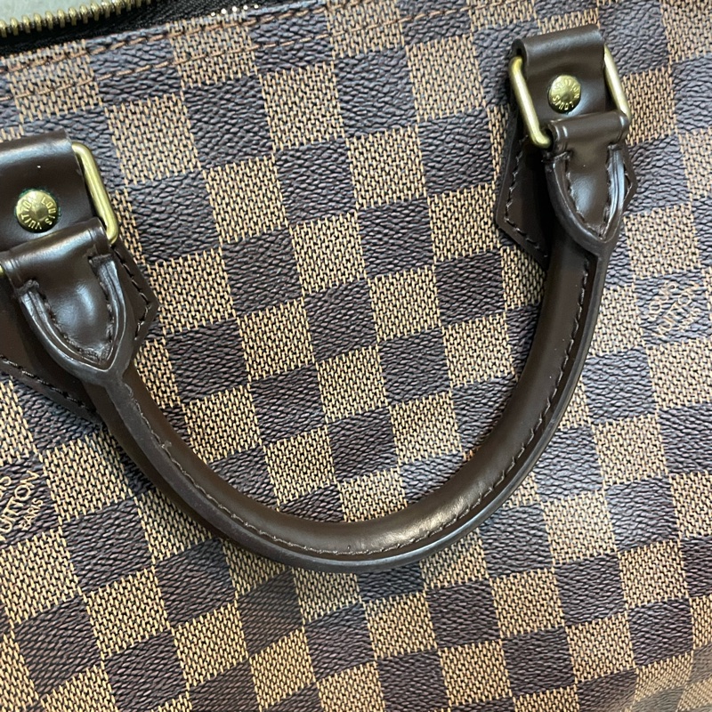 LV speedy 30 棋盤格  波士頓包 手提包-8