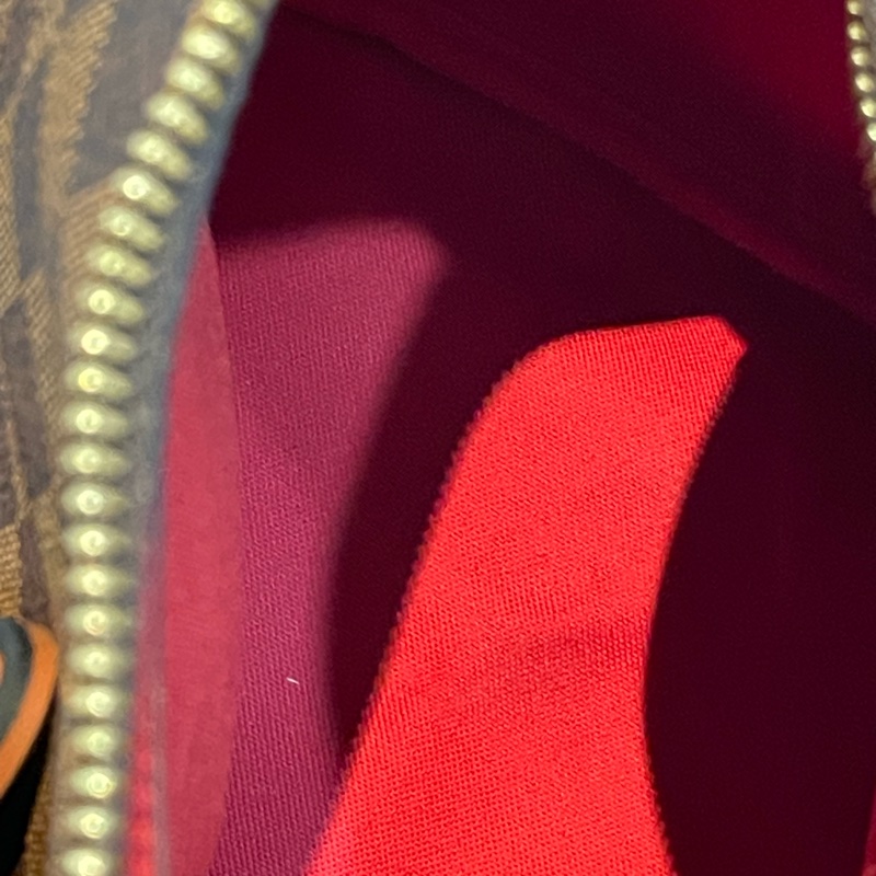 LV speedy 30 棋盤格  波士頓包 手提包-21