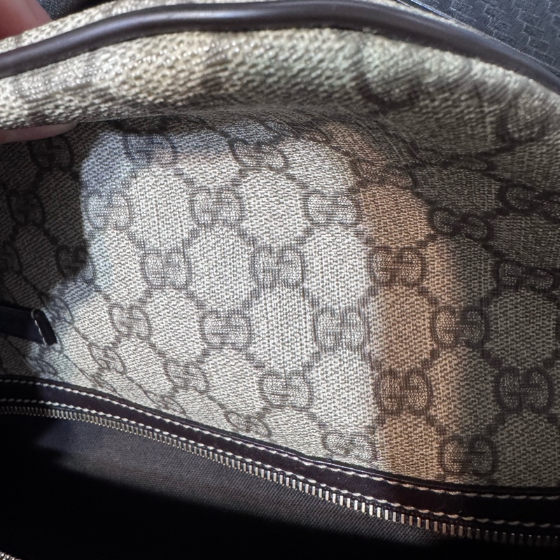 GUCCI 211110 古馳 經典老花GG SUPREME 腰包 Gucci腰包 老花腰包 PVC腰包 PVC老花-4