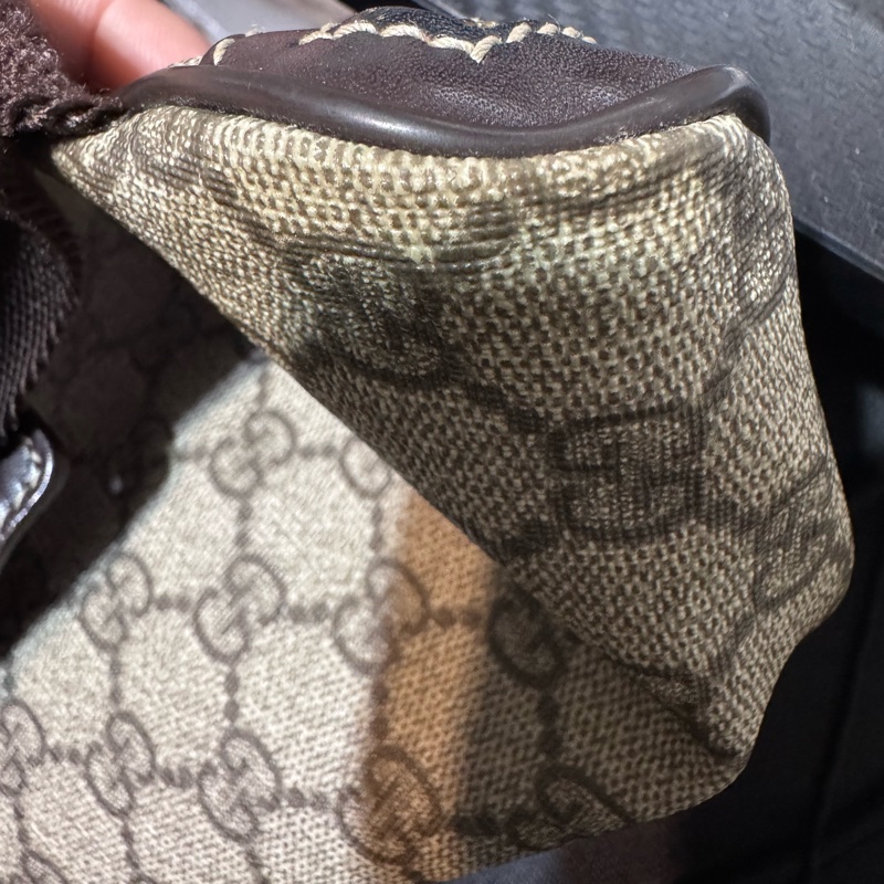 GUCCI 211110 古馳 經典老花GG SUPREME 腰包 Gucci腰包 老花腰包 PVC腰包 PVC老花-12