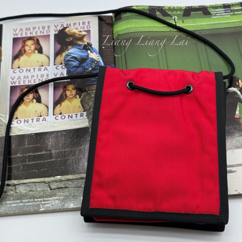 Balenciaga 巴黎世家 紅色尼龍斜背小包-6