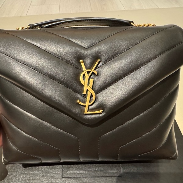 全新YSL LOULOU中款 肩背 斜背 鏈條-1